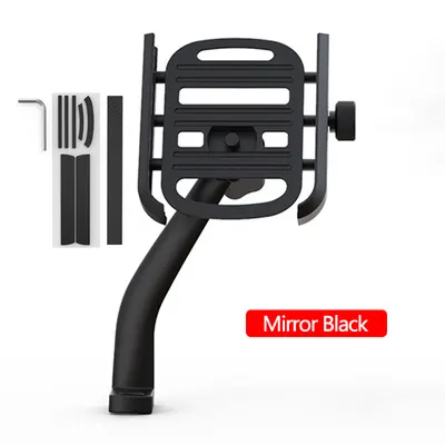 Suporte de clip para suporte de GPS de telemóvel para motociclo/bicicleta em alumínio