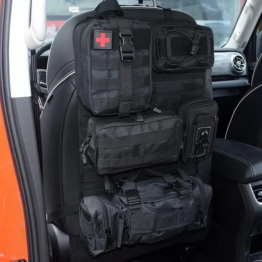 MOLLE Nylon Taktiskt Bilstolsorganizer
