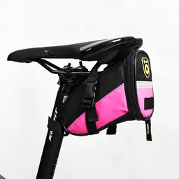 Bolsa de Selim Impermeável, Suporte com Correia, Bolsa de Assento de Bicicleta, Bolsa de Selim para Bicicleta, Bolsa de Ciclismo para Bicicletas de Montanha e Estrada