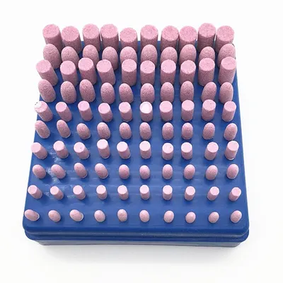 Juego de 100 piedras abrasivas rotativas para taladro, cabezales de pulido y lijado, herramienta para grabado y corte pulido DIY