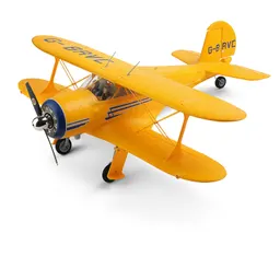 Fjärrstyrt Flygplan 6-axlig Gyroskop 4-kanal Fast Vinge 2.4GHz RC-plan med LED-ljus