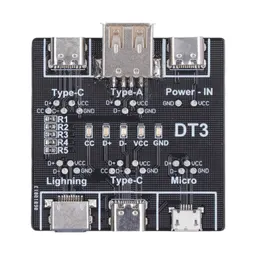 لوحة اختبار كابل البيانات، جهاز اختبار كابل USB دقيق وحساس مع حماية متعددة لـ Type C