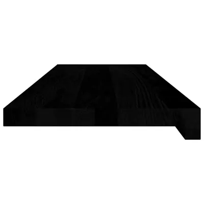 vidaXL fönsterbrädor 2 st mörkbrun 80x30x2 cm massiv furu
