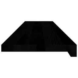 Sillões de janela de carvalho maciço vidaXL (2 un.), castanho escuro, 110x30x2 cm