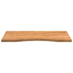 Topo de mesa de madeira de carvalho maciça clara vidaXL 80x60x2.5cm