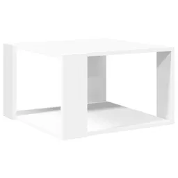 VidaXL Mesa de Centro Branca 51.5x51.5x30 cm Madeira Composta