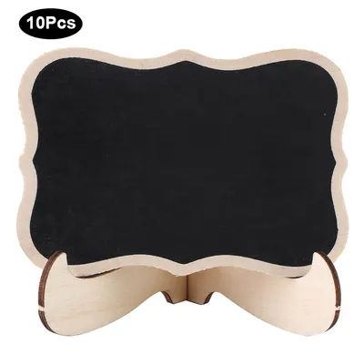 10 pizarras de madera para exhibición artesanal, decoración de bar, mensajes de escritorio, decoración de bodas