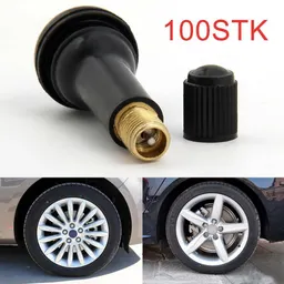 Válvulas de borracha TR414, válvulas de pneu, válvulas de aro, válvulas de encaixe, válvulas de carro
