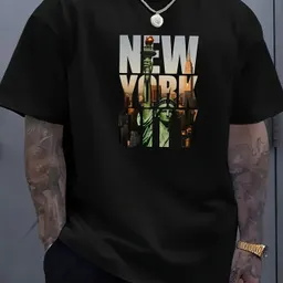 Mångsidig elegant vardags-T-shirt för män
