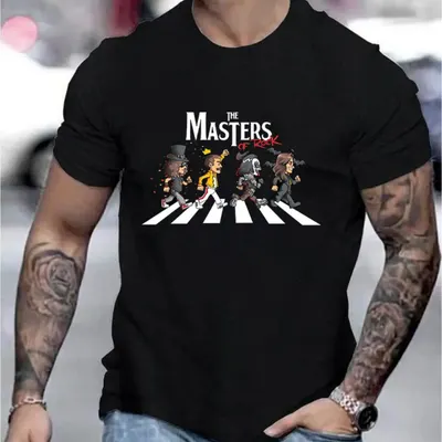 Mäns kortärmade stretch-t-shirt för sommar mode