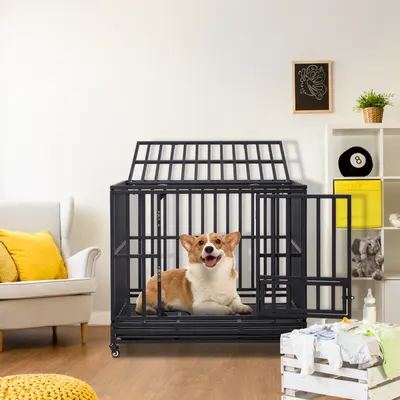 Canil para Cães Quadrado de 42 Polegadas