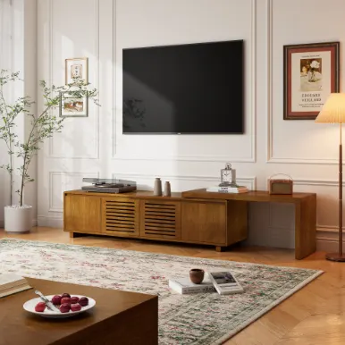 Suporte de TV expansível medieval moderno de 63 polegadas
