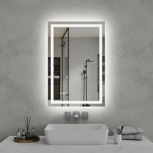 Espejo de Baño LED de 24 x 36 Pulgadas