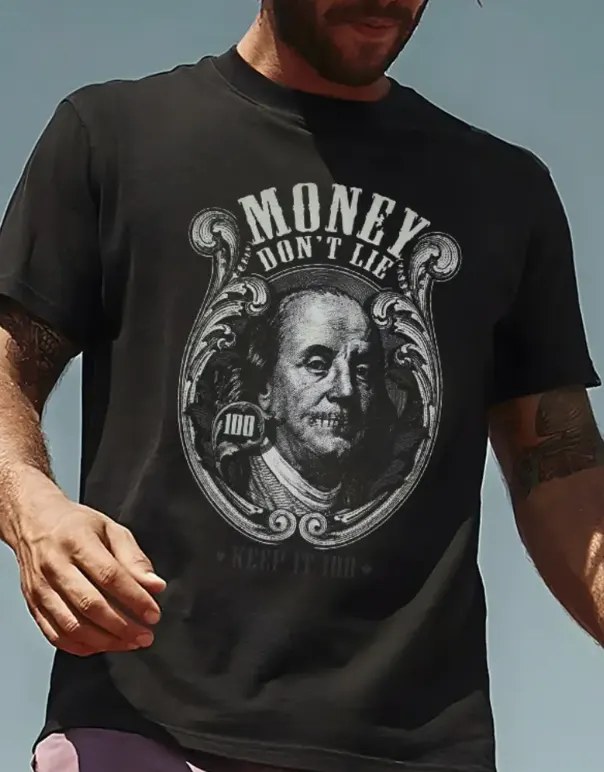 Camiseta masculina estampada plus size, multifuncional, manga curta