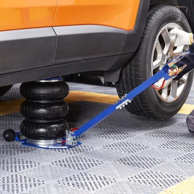 Macaco de Ar VEVOR 3 Toneladas, Triplo Saco, Levantamento Rápido, para Reparação Automóvel