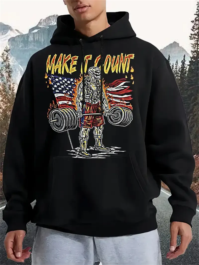 Sudadera de poliéster para hombre