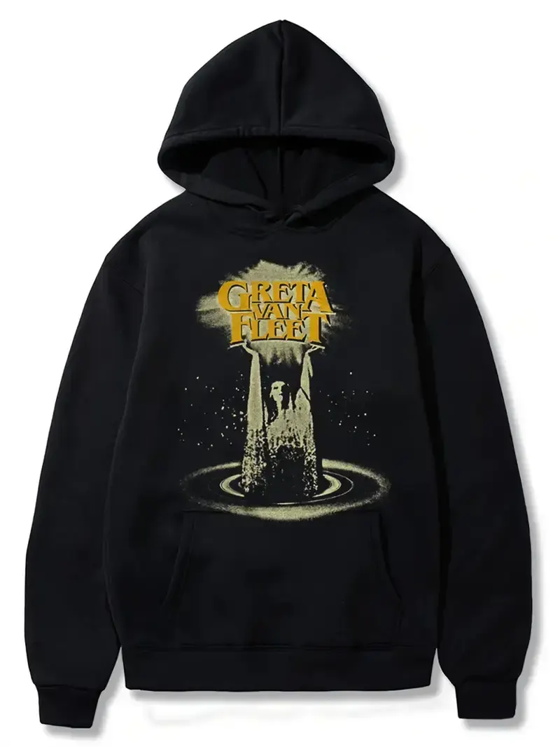 Herrhoodie i polyester