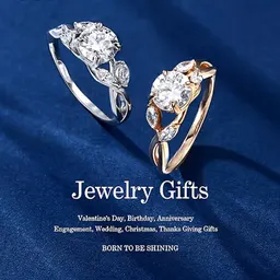 Anillo de Compromiso de Moissanita con Forma de Sauce de 1.2ct para Mujer, Anillos de Boda de Moissanita Hechos en Laboratorio de 1.2ct Color D Claridad VVS1, Anillo de Moissanita con Rama de Árbol, Regalo para Mujer
