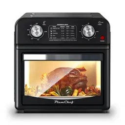 12L スマートデュアルノブエアフライヤー - 450°F 高温、多機能ヘルシーオイルフリー調理