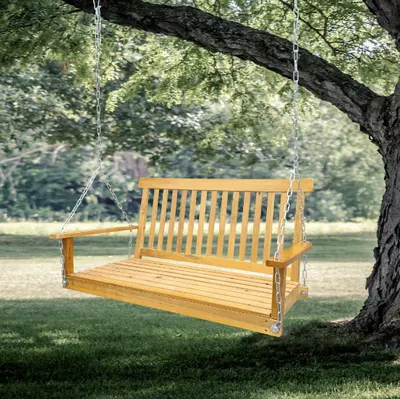 Verandagunga med armstöd
