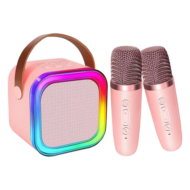 Alto-falante compacto portátil com microfone, indispensável para viagens, deslocamentos e entretenimento em dormitórios