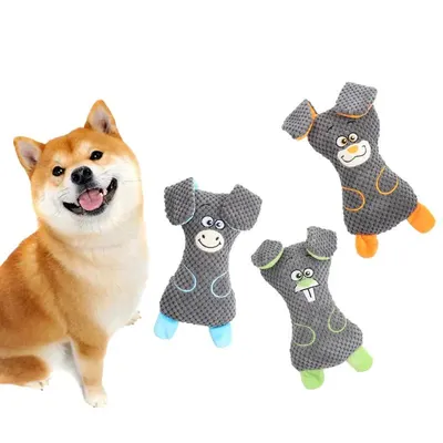 Brinquedo de Pelúcia para Cão, Brinquedo Squeaky, Formas de Animais Fofos