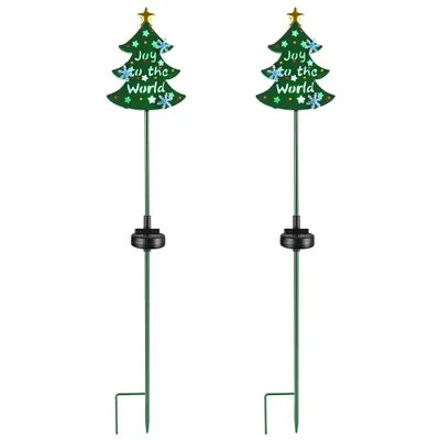 Julgranssolcellsljus