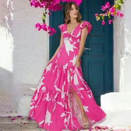 Roupa de banho europeia e americana, sexy, decote em V, estilo Ins de desejo puro