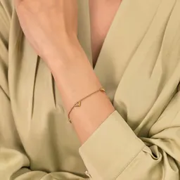سوار نسائي على شكل قلب من الستانلس ستيل بأحجار الزركون الصغيرة الشمسية، بأسلوب إنساني عصري، من مصنع المجوهرات OPK، تجارة خارجية عصرية على طراز Ins، متعدد الاستخدامات