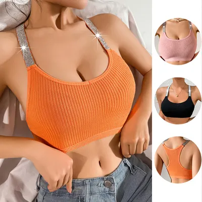 Sutiã europeu e americano, camiseta pequena, top curto de cintura, roupa feminina para exterior, ajuste fino, transfronteiriço