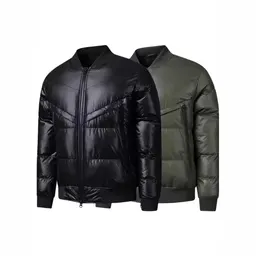 Chaqueta de Algodón de Invierno para Cruce de Fronteras, Estilo Explosivo Ultragrueso, Resistente al Desgaste, Deportes al Aire Libre, Chaqueta Gruesa Resistente al Frío y Cálida con Capucha