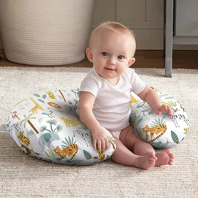 Funda de almohada para lactancia en U para bebé, multifuncional y extraíble