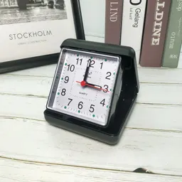 Kreativ låsklocka, storlek klassisk modell väckarklocka, studenters nattduks klocka, praktisk reseklocka 2658