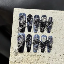 北海王 姫ジルコニア キラキラ ダイヤモンド マニキュア ハンドメイド