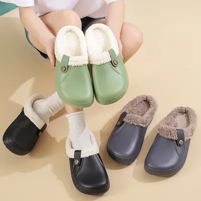 Chinelos de Casa Novos de Inverno para Homens e Mulheres