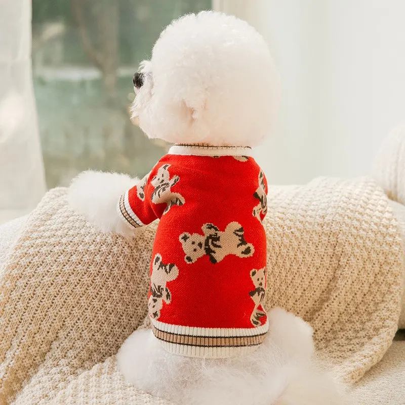 Ny Vår och Höst Hundkläder Kanin Tröja Liten Valp Teddy Bichon Pomeranian Katt Husdurskläder