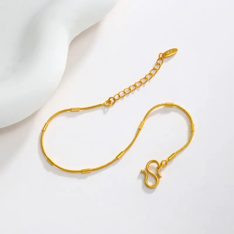 Pulseira de corrente para mulher, design exclusivo de alta gama