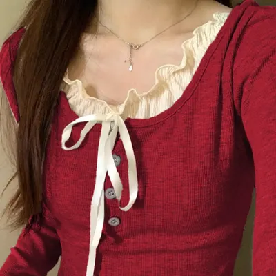 Camisa de base interior de renda Pure Desire