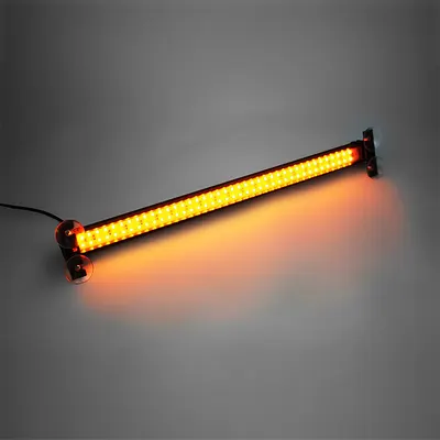 أضواء مصدات متعددة الوظائف للسيارات، أضواء وامضة للسيارات 80 LED، أضواء تحذير للزجاج الأمامي، أضواء شريط سقف السيارات متعددة الأوضاع