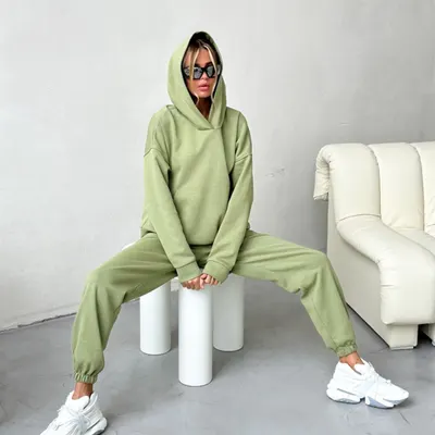 Amerikansk handel dam höst/vinter ny stil casual hooded tröja set
