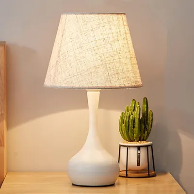 Amerikansk skrivbordslampa sovrum liten nattlampa nordisk minimalistisk
