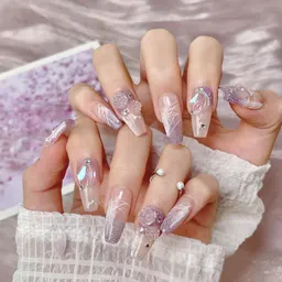 Camélia de Gesso Francês Pintado à Mão