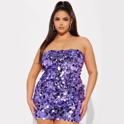 Vestido bodycon sexy sem mangas, sem alças, decote ombro a ombro, com lantejoulas brilhantes