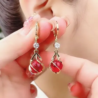 韓国風 テンパメント ワイルド 925シルバーピンイヤリング