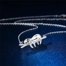 かわいい カートゥーン ナマケモノ ペンダントネックレス