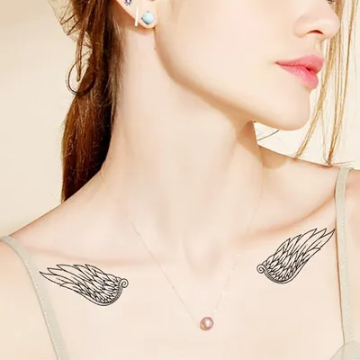 Adesivo de tatuagem Harajuku de estilo fresco e artístico