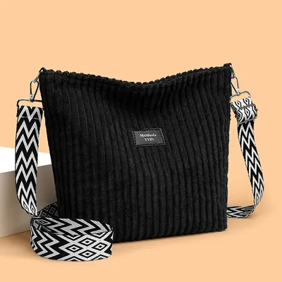 Bolsa de grande capacidade para mulher, bolsa tote casual simples para deslocamentos, moda feminina