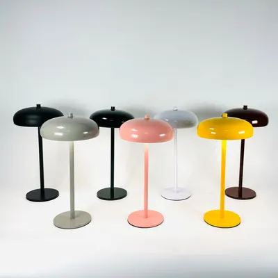 Lámpara de Mesa Moderna Minimalista para Sala de Estar, Dormitorio y Mesita de Noche en Forma de Hongo