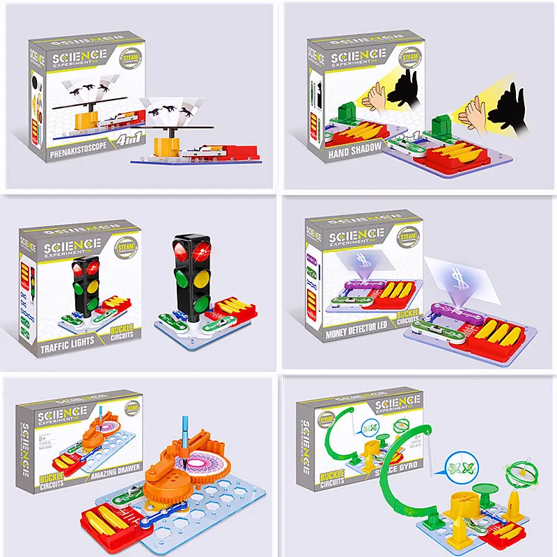 Conjunto de Pequena Produção Técnica Infantil, Kit de Brinquedo Experimental Científico DIY Criativo para Estudantes