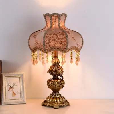 Europeisk Stil Sovrum Lättlyxig Vardagsrum RETRO Studiebordslampa